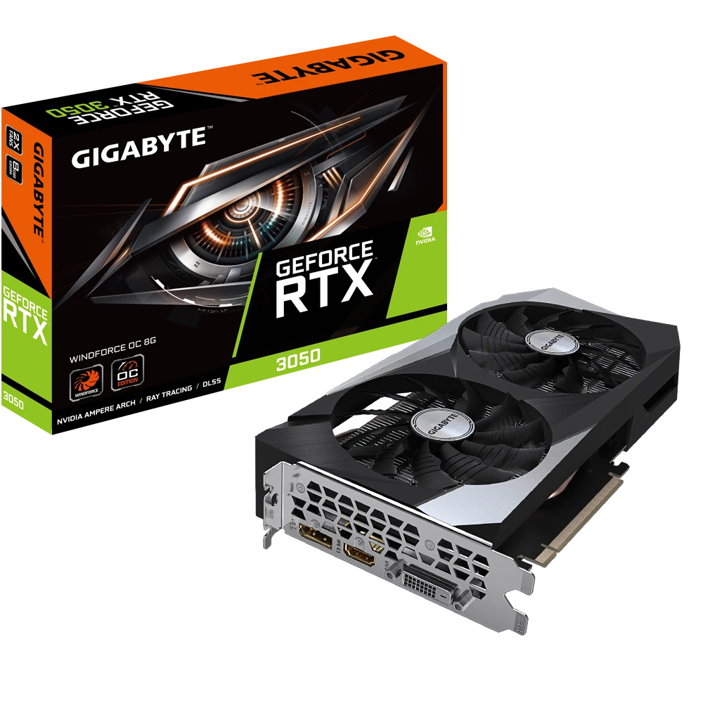 Gigabyte GeForce RTX 3050 WINDFORCE OC 8G